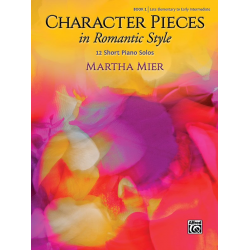 Character Pieces 1 (piano) - Martha Mier