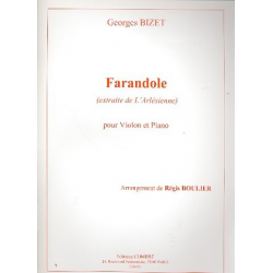Farandole pour violon et piano - Georges Bizet