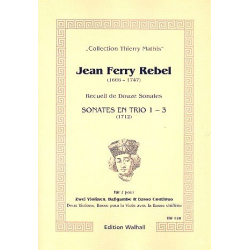 Sonates en trio nos.1-3 - Jean-Féry Rebel
