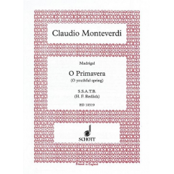 O PRIMAVERA : MADRIGAL FUER GEM - Claudio Monteverdi