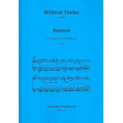 Komos für Gitarre und Schlagzeug - Widmar Hader