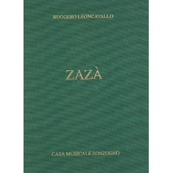 Zazà Klavierauszug (it) - Ruggero Leoncavallo