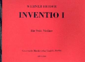 Inventio Nr.1 - Werner Heider