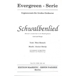 Schwalbenlied: für Salonorchester - Gustav Kneip