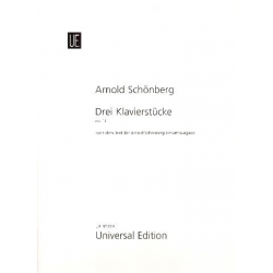 3 Klavierstücke op.11 - Arnold Schönberg