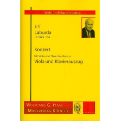 Konzert LabWV314 für Viola und Streichorchester - Jiri Laburda