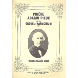 Prière  and  Adagio pieux for organ - Charles-Marie Widor
