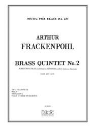 BRASS QUINTET NO.2 POUR 2 TROMPETTES, - Arthur Frackenpohl