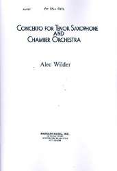 Concerto for Tenor Saxophone and Chamber Orchestra - Alec Wilder