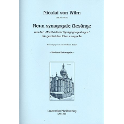 9 synagogale Gesänge für gem Chor - Nicolai von Wilm