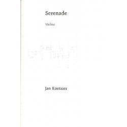 Serenade op.76 - Jan Koetsier