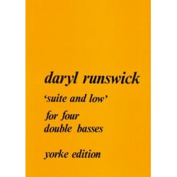 Suite and low for 4 double basses - Daryl Runswick