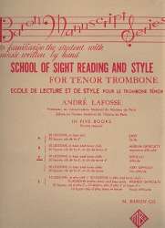 School of Sight Reading and Style vol.C (difficult) - Andre Lafosse