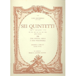 6 quintetti op.27 (prima versione) - Luigi Boccherini