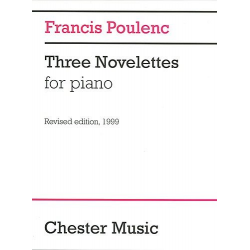 3 Novelettes: for piano - Francis Poulenc