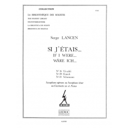 LANCEN : SI J'ETAIS (N019 VIVALDI/N020 -Serge Lancen