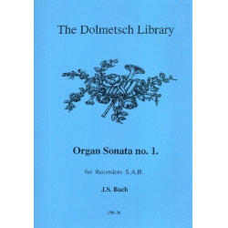 Organ Sonata no.1 - Johann Sebastian Bach