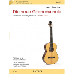 Die neue Gitarrenschule Band 2 (+CD +Audio online) - Heinz Teuchert