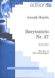 Barytontrio Nr.27 für 3 Gitarren - Franz Joseph Haydn