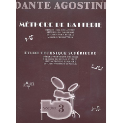 Methode de batterie Vol. 3 - Dante Agostini