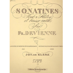 Sonatines pour 2 flutes et cello - Francois Devienne