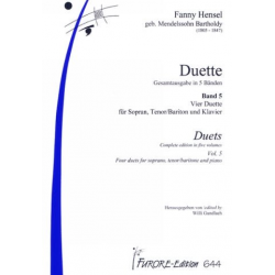 Duette Band 5 4 Duette - Fanny Cecile Mendelssohn (Hensel)