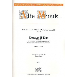 Konzert B-Dur Wq164 - Carl Philipp Emanuel Bach