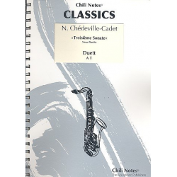 Sonate Nr.3 (9 Duette) für 2 Saxophone (AT) - Nicolas Chedeville