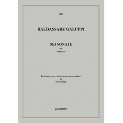6 sonate per cembalo - Baldassare Galuppi