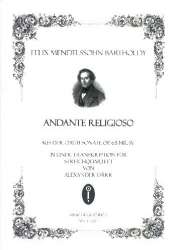 Andante religioso aus Sonate Nr.4 op.65 - Felix Mendelssohn-Bartholdy