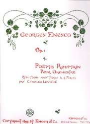 Poème roumain op.1 pour orchestre - George Enescu