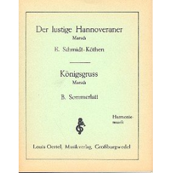 Lustige Hannoveraner für Blasorchester -Wolfgang Schmidt-Köngernheim