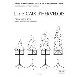 2 MENUETS : POUR FORMATIONS - Louis de Caix de Hervelois