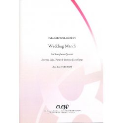 Wedding Marsch for 4 saxophones (SATBar) - Felix Mendelssohn-Bartholdy