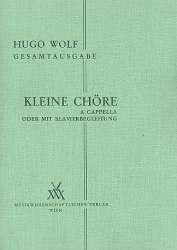Kleine Chöre - Hugo Wolf