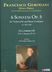 6 Sonaten op.5 H103-108 Band 1 (Nr.1-3) - Francesco Geminiani