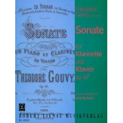 Sonate op.67 für Klarinette - Louis Theodore Gouvy