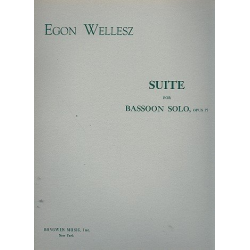 Suite op.77 for bassoon - Egon Wellesz