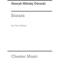 Sonate op.10 für 2 Violinen - Henryk Mikolaj Górecki