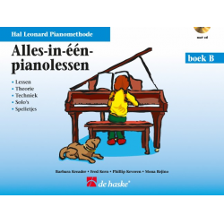 Alles - in - een - pianolessen vol.B (+CD) - Barbara Kreader