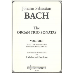 The Organ Trio Sonatas vol.1 (no.1+3) - Johann Sebastian Bach