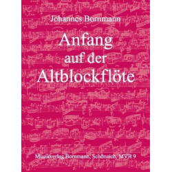 Anfang auf der Altblockflöte - Johannes Bornmann