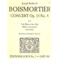 Concerto op.15,4 - Joseph Bodin de Boismortier