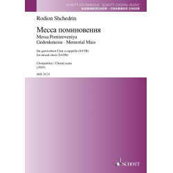 Messa Pominoveniya - Rodion Shchedrin