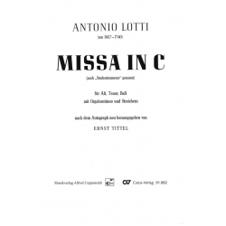 Lotti, Antonio : Missa in C - Antonio Lotti