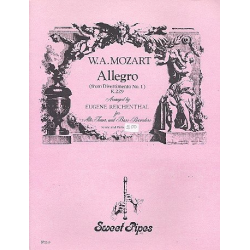 Allegro KV229 from divertimento no.1 - Wolfgang Amadeus Mozart