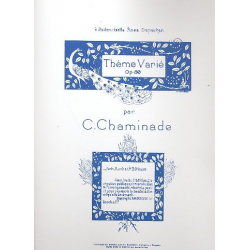 Thème varié op.89 pour piano -Cecile Louise S. Chaminade