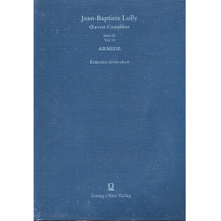 Oeuvres complètes série 3 vol.14 - Jean-Baptiste Lully