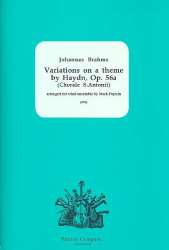 Variations on a Theme by - Johannes Brahms