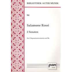 2 Sonaten für 2 Sopraninstrumente - Salomon Rossi Hebreo